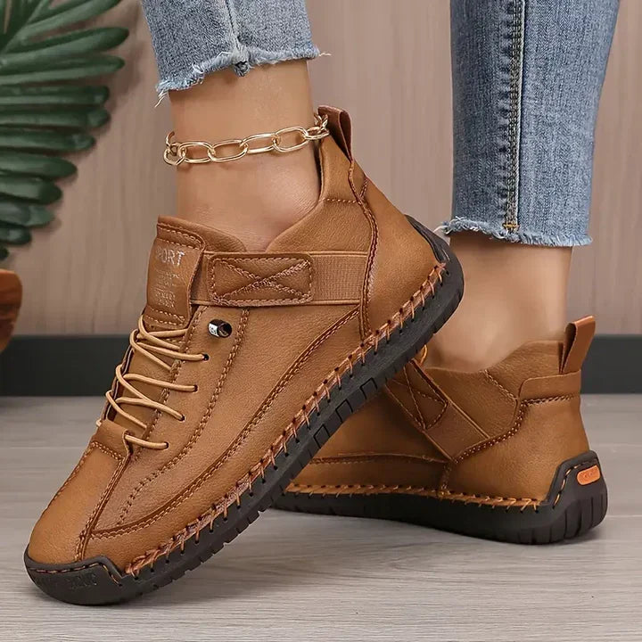 Women's Supportive Everyday Orthopedic Leather Sneakers