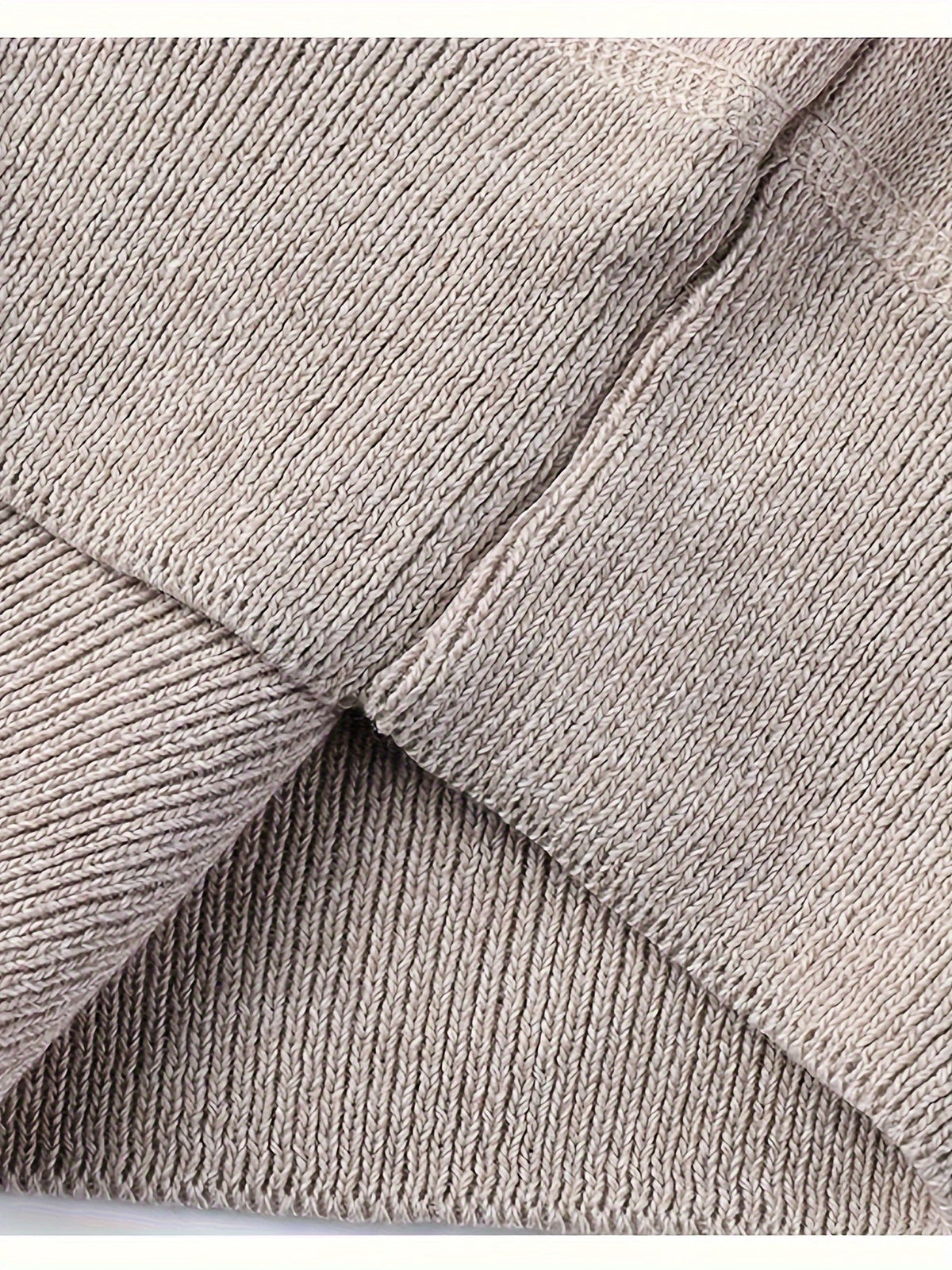 Men's Soft Lined Roll Neck Knit Sweater