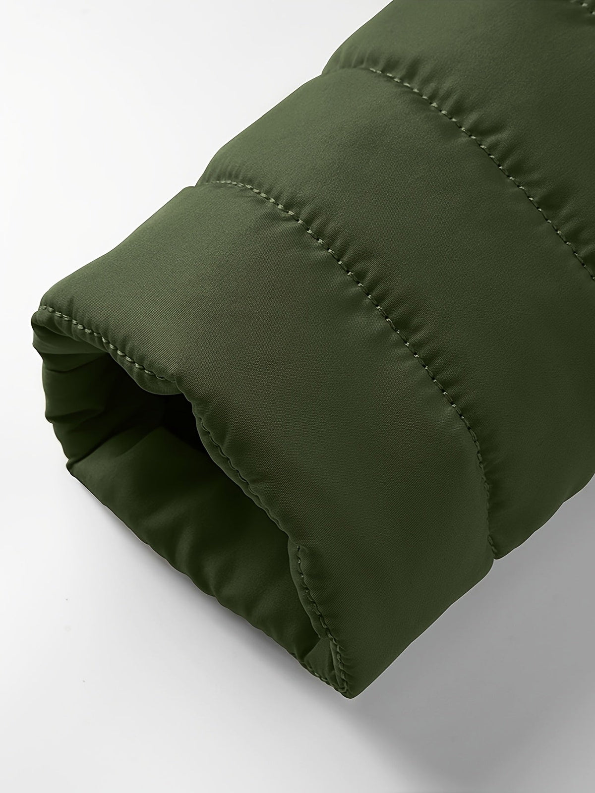 Men's Light Quilted Coat for Cool Weather Layering