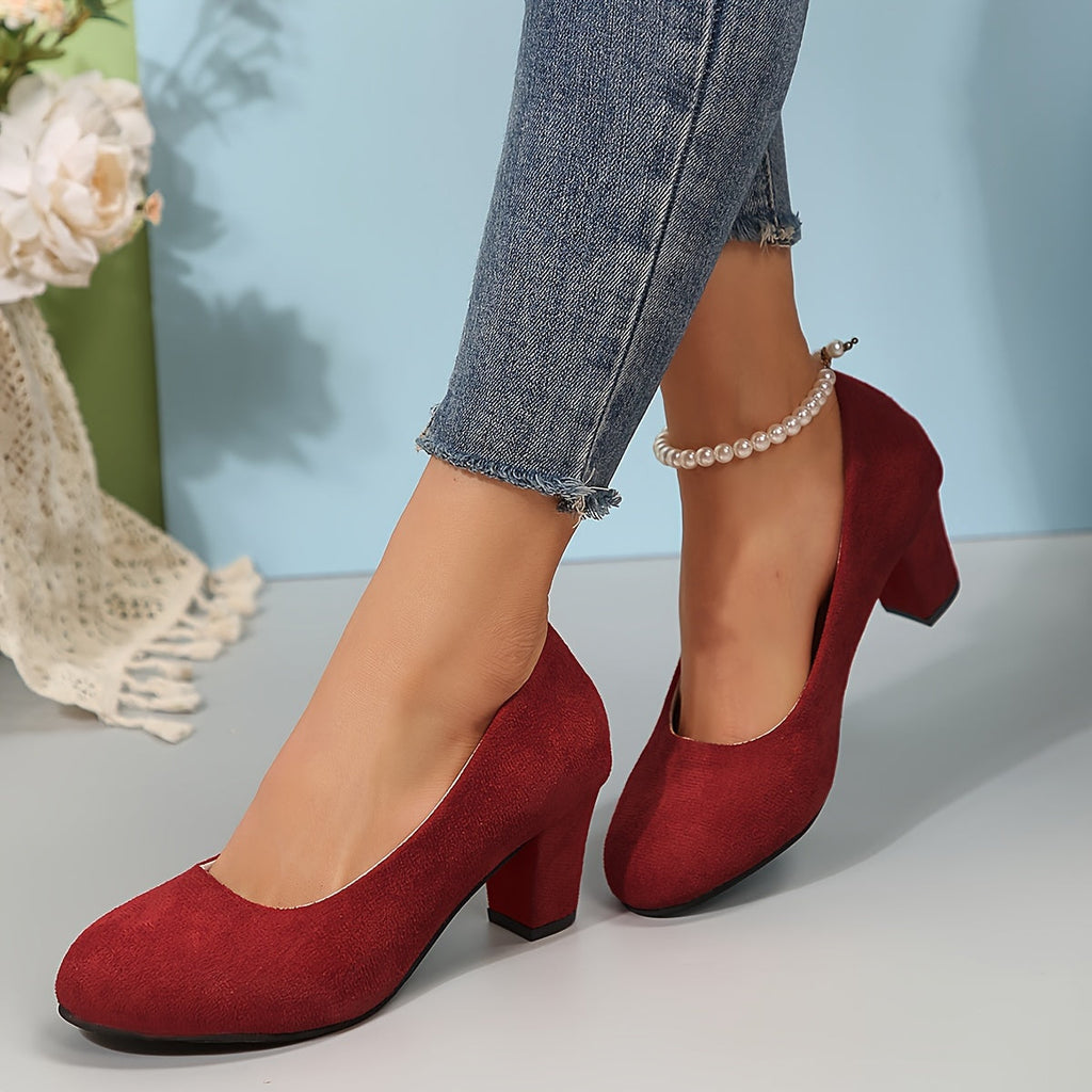 Women's Wide Toe Box Comfort Orthopedic Dress Heels
