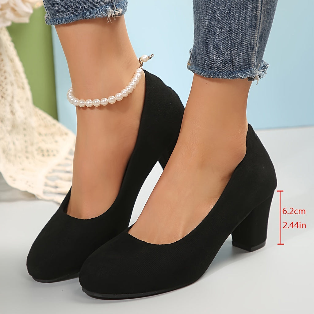 Women's Wide Toe Box Comfort Orthopedic Dress Heels