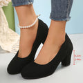 Women's Wide Toe Box Comfort Orthopedic Dress Heels