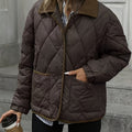 Women's Diamond Quilted Padded Coat