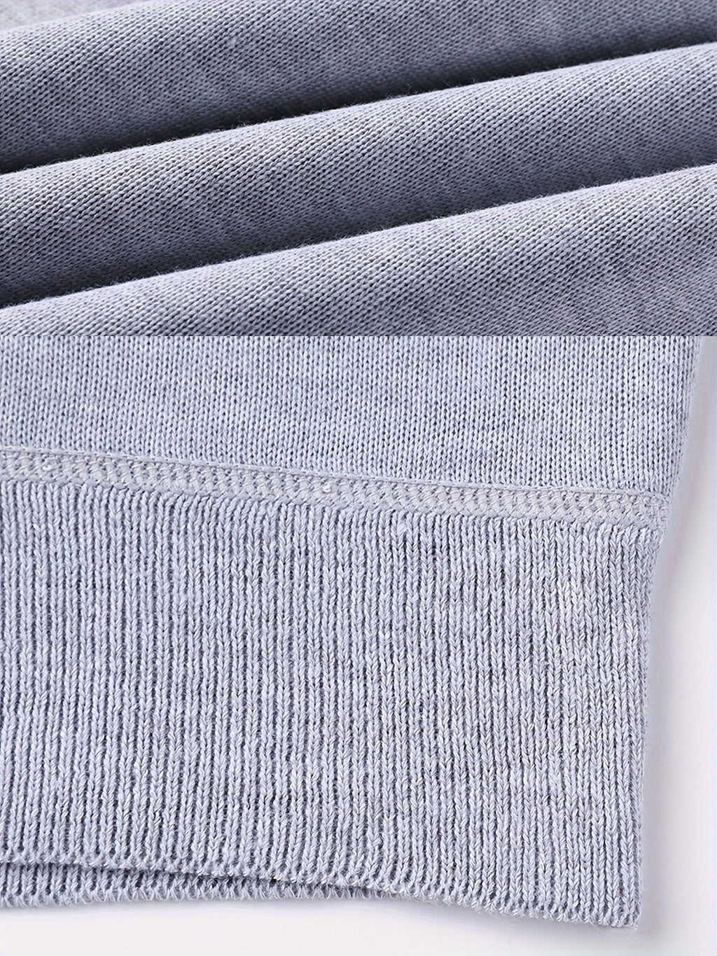 Men's Soft Lined Roll Neck Knit Sweater