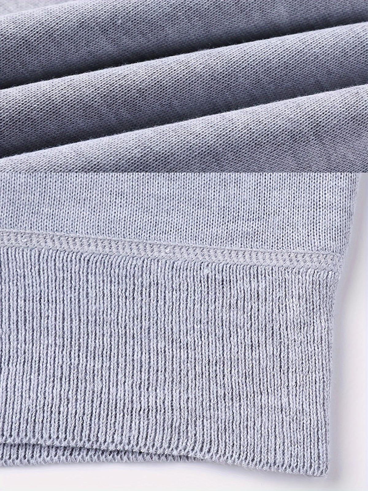 Men's Soft Lined Roll Neck Knit Sweater
