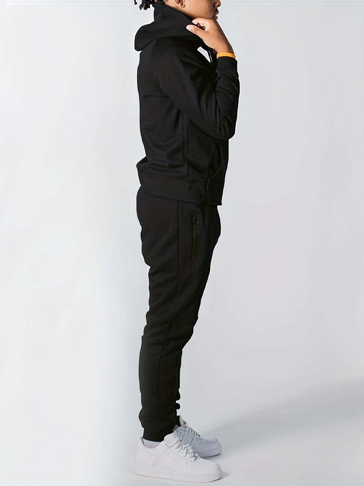 Men's Loose Fit Lightweight Hoodie Jogger Sweatsuit