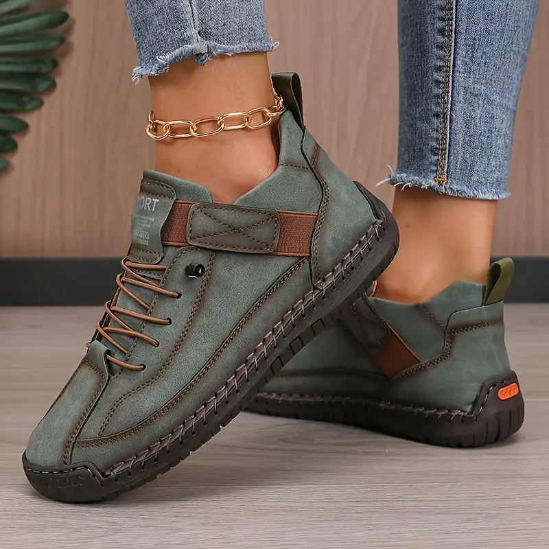 Women's Supportive Everyday Orthopedic Leather Sneakers
