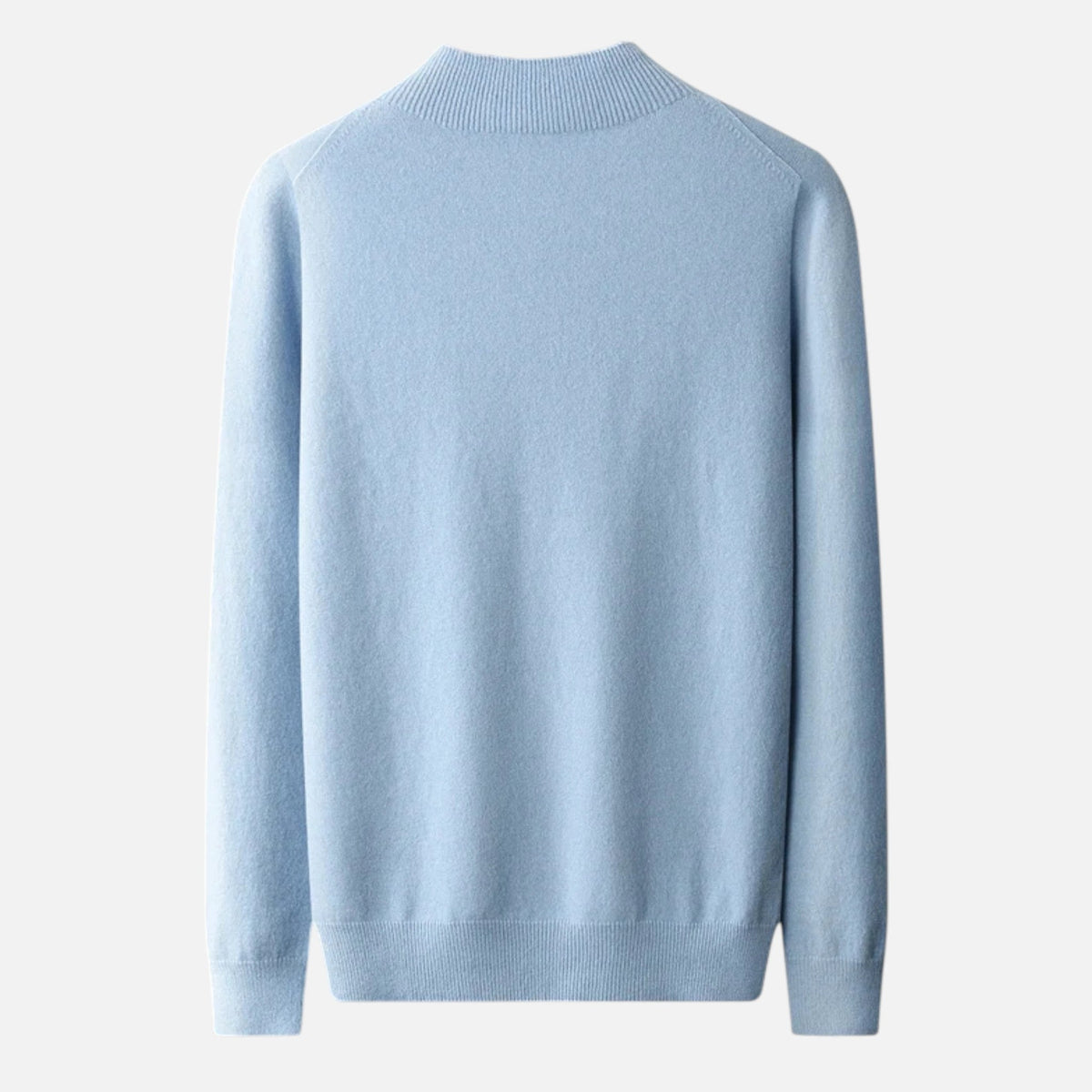 Men's Pure Wool Half Turtleneck Knit Pullover
