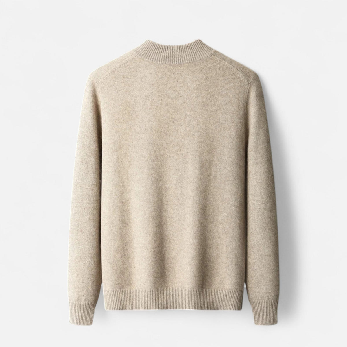 Men's Merino Full-Zip Stand Collar Knit Jacket