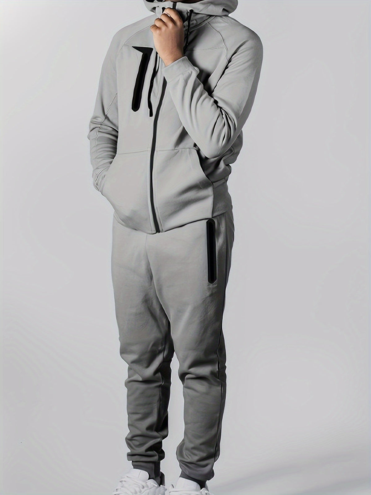 Men's Loose Fit Lightweight Hoodie Jogger Sweatsuit