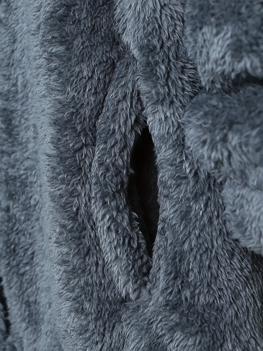 Men's Plush Soft Zip Hooded Coat