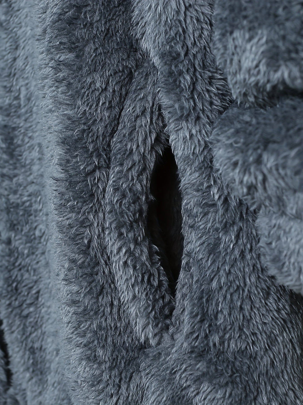Men's Plush Soft Zip Hooded Coat