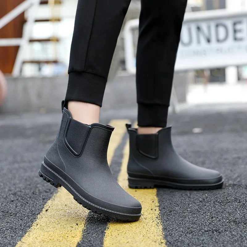 Women's Waterproof Platform Chelsea Booties with Slim Profile