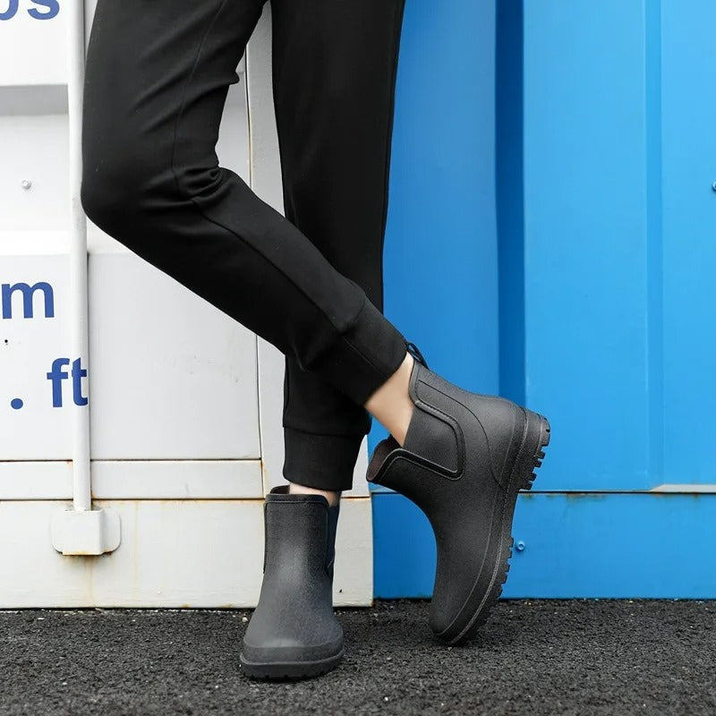 Women's Waterproof Platform Chelsea Booties with Slim Profile