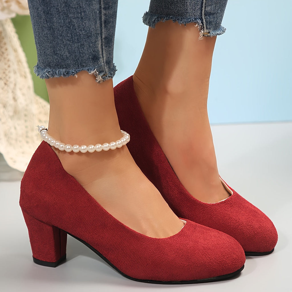 Women's Wide Toe Box Comfort Orthopedic Dress Heels