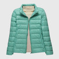 Women's Stand Collar Waterproof Padded Ultra-Light Jacket
