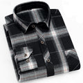 Men's Classic Checked Button-Front Shirt Jacket