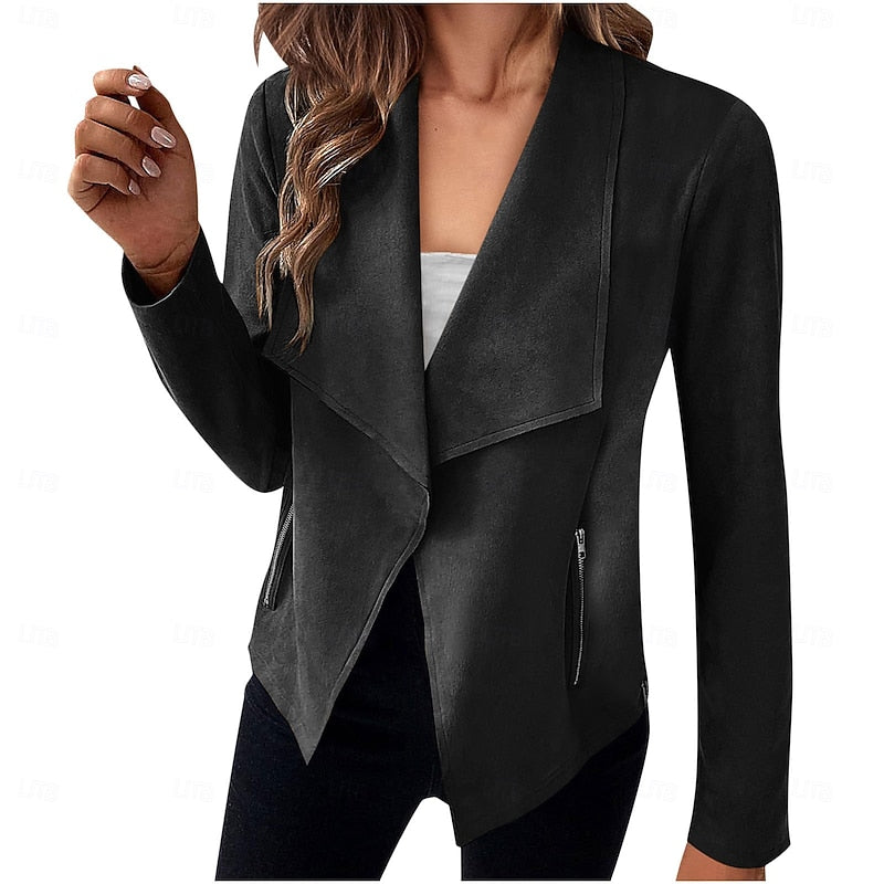 Women's Lightweight Cascading Open Front Jacket