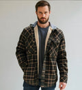 Men's Fleece Lined Printed Coat