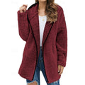 Women's Soft Plush Zip Hoodie Jacket
