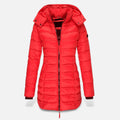 Women's Slim Fit Mid-Length Quilted Padded Coat
