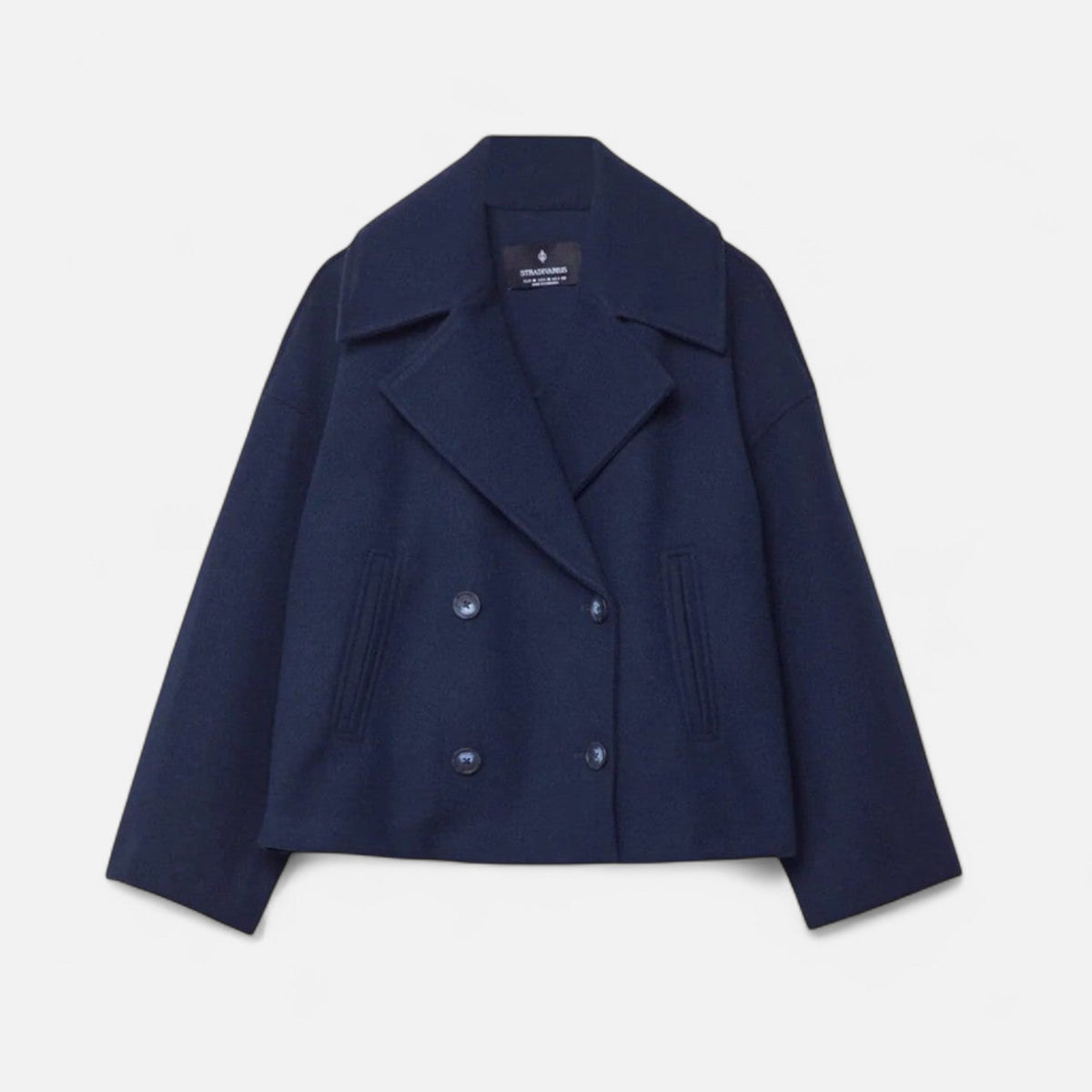 Women's Waist-Length Six-Button Tailored Jacket