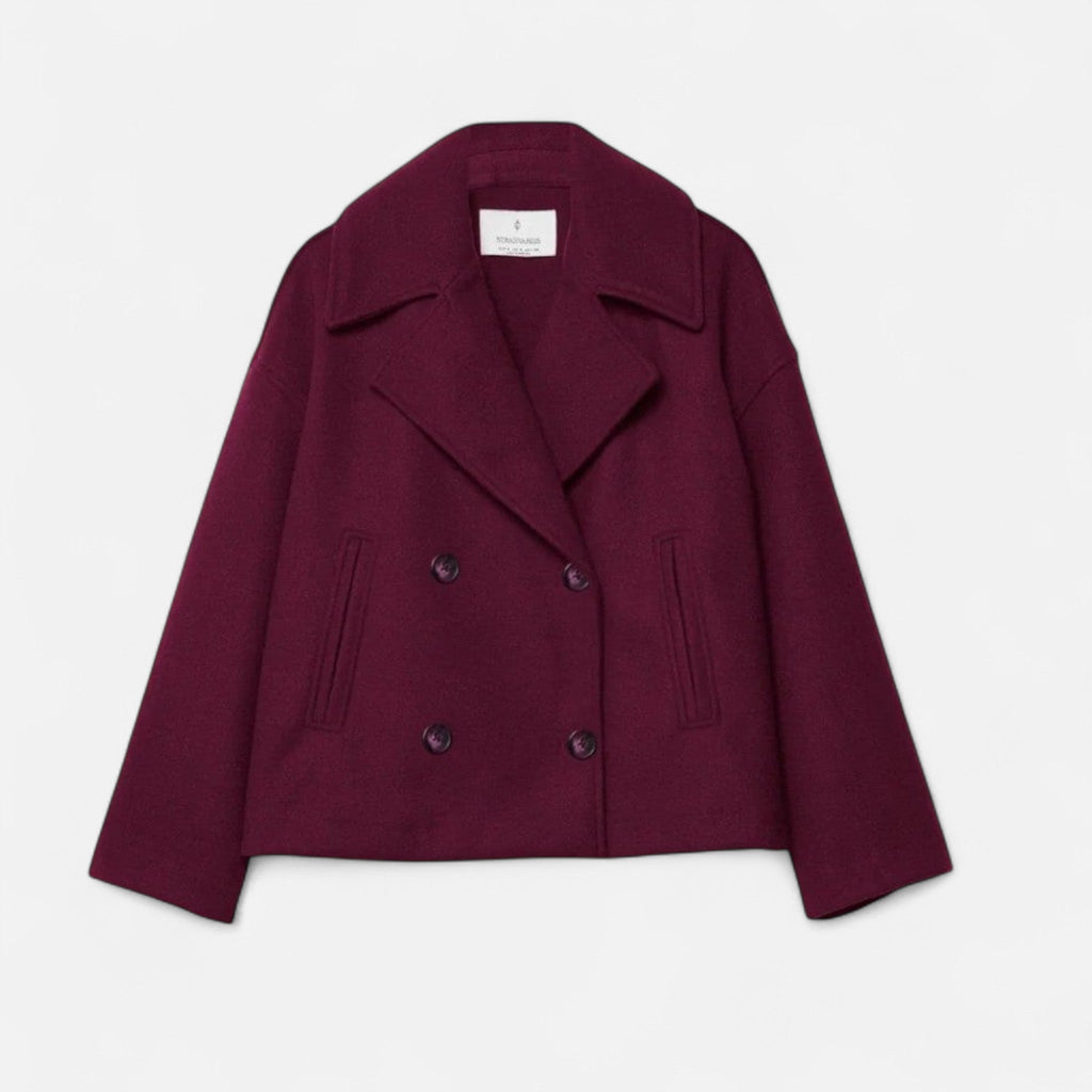 Women's Waist-Length Six-Button Tailored Jacket