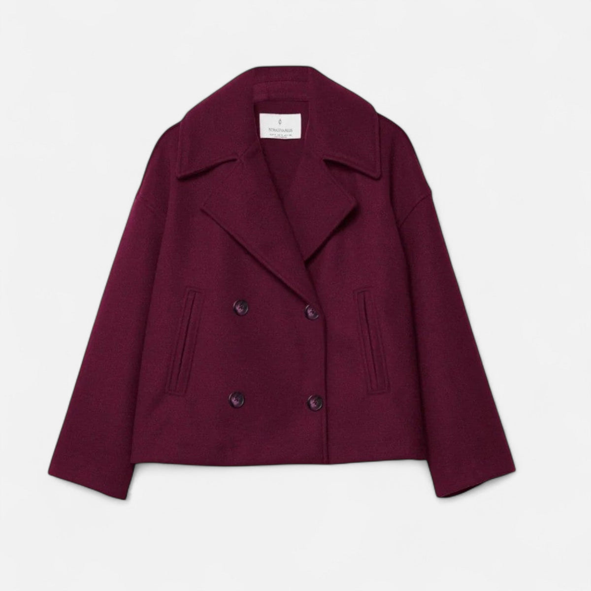 Women's Waist-Length Six-Button Tailored Jacket
