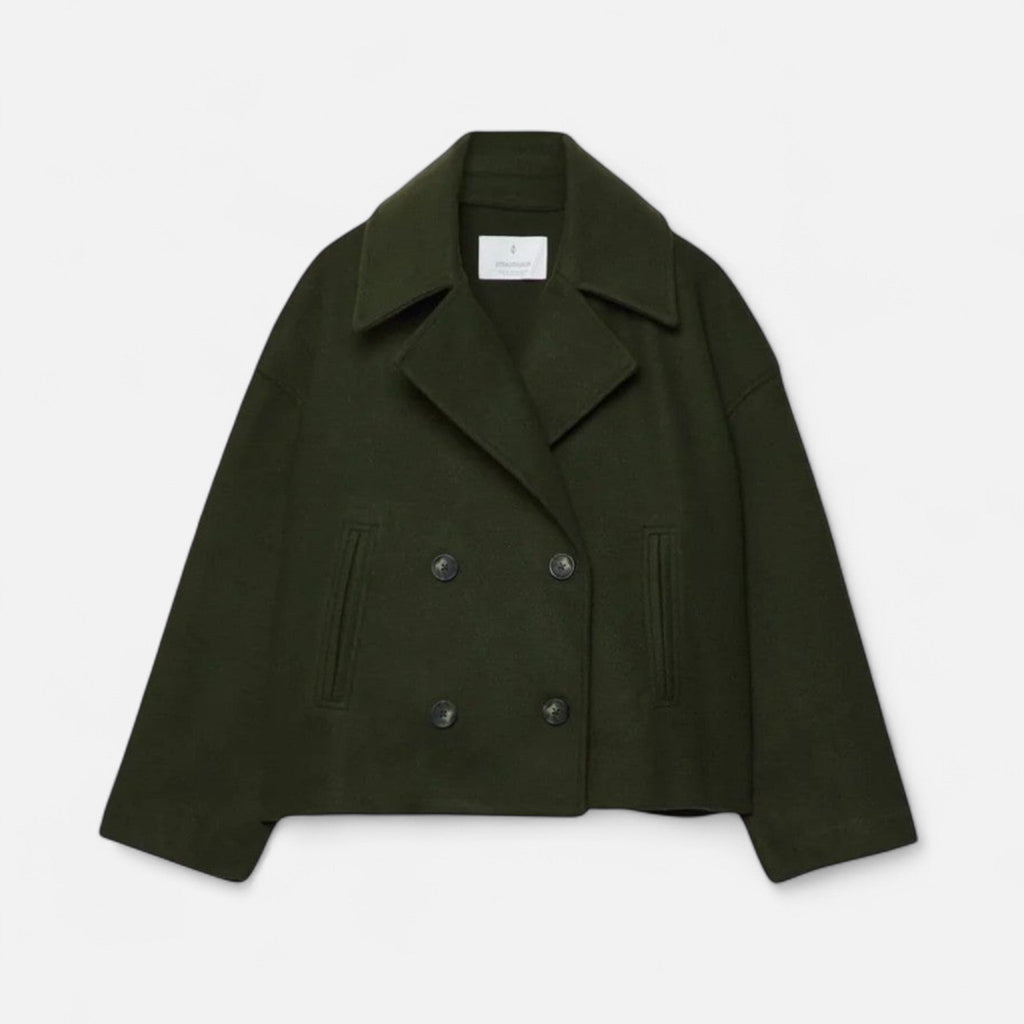 Women's Waist-Length Six-Button Tailored Jacket