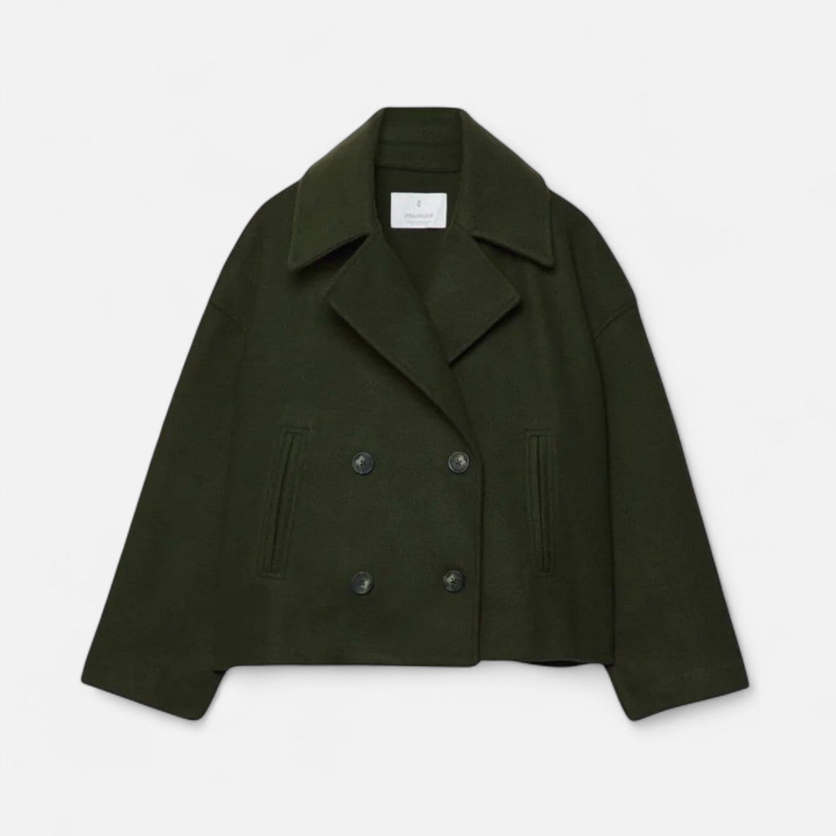 Women's Waist-Length Six-Button Tailored Jacket