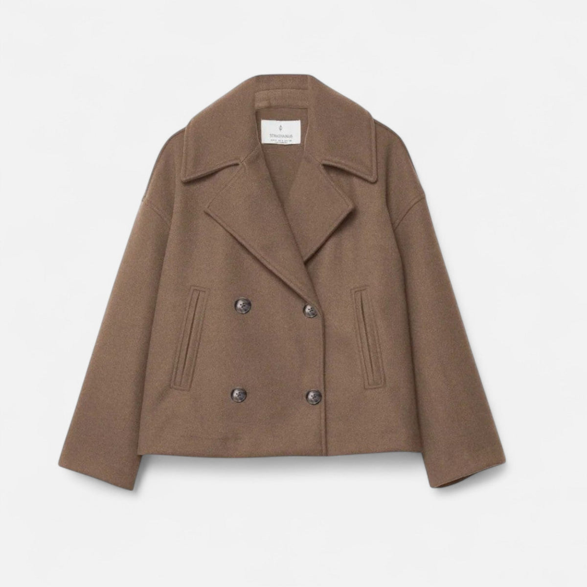 Women's Waist-Length Six-Button Tailored Jacket