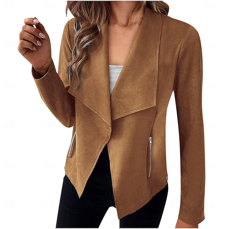 Women's Lightweight Cascading Open Front Jacket