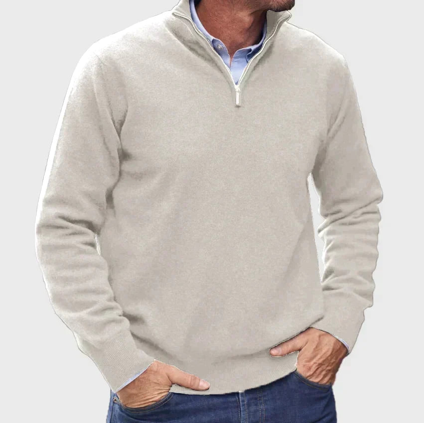Men's Office to Weekend Quarter Zip Knit Pullover