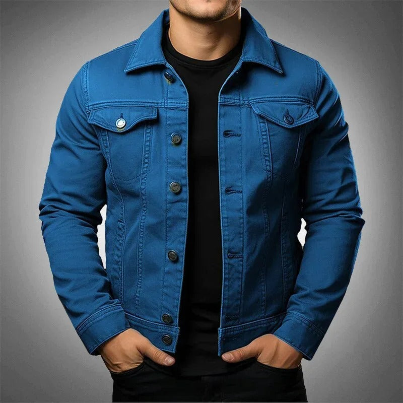 Men's Light Denim Jean Jacket