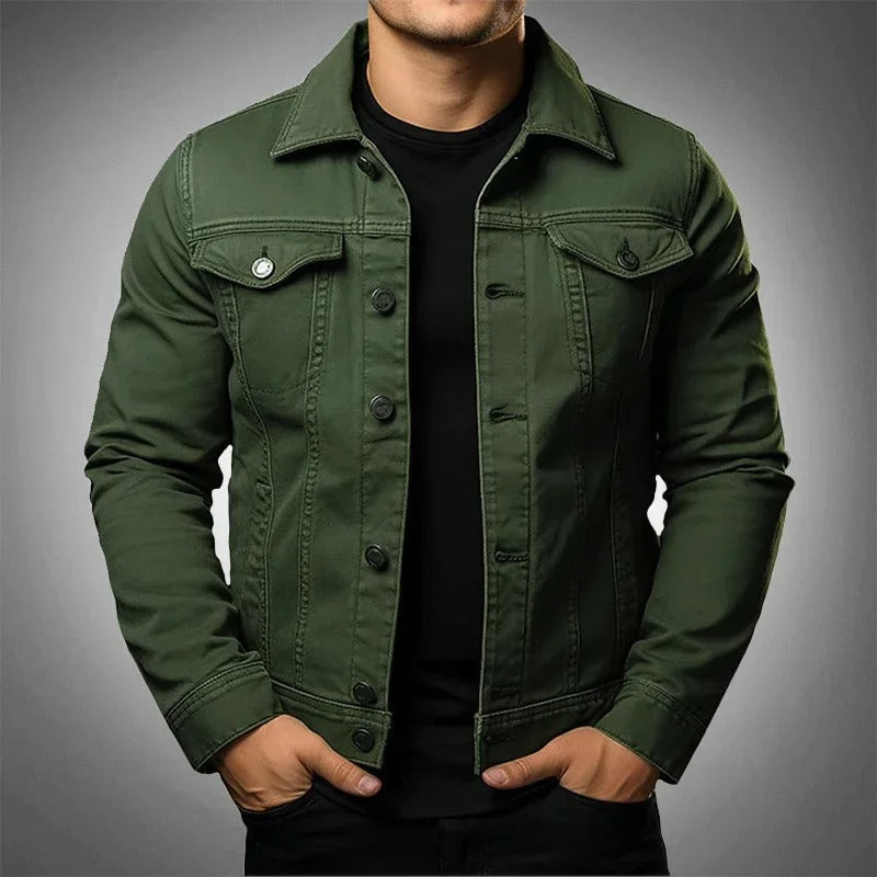 Men's Light Denim Jean Jacket