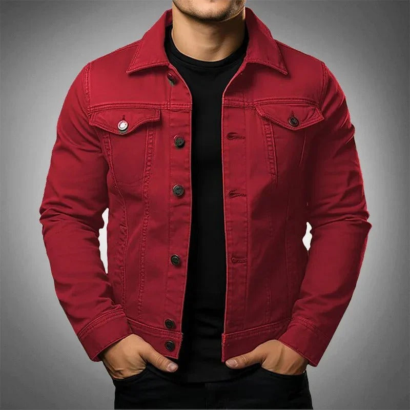 Men's Light Denim Jean Jacket