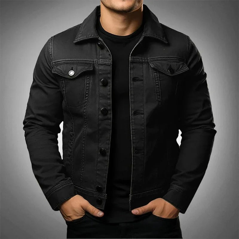 Men's Light Denim Jean Jacket