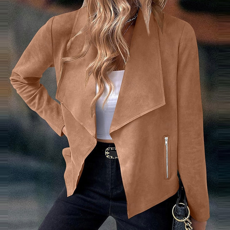Women's Lightweight Cascading Open Front Jacket