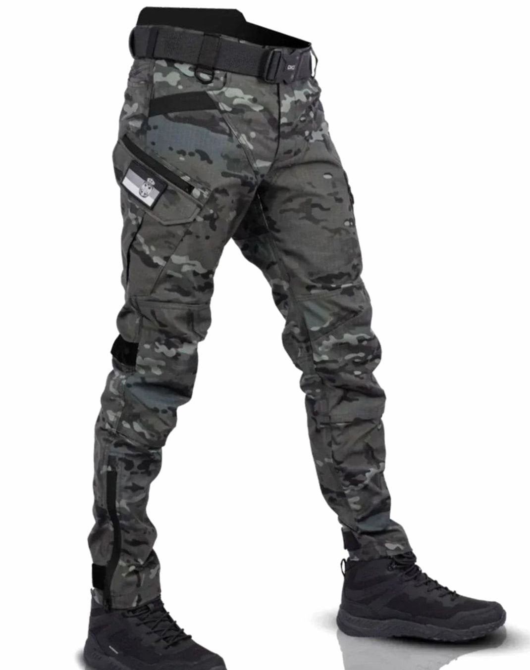 Men's Reinforced Wear-Resistant Tactical Cargo Work Pants