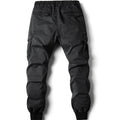 Men's Tapered Elastic Drawstring Waist Cargo Sweatpants