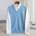 Men's Extrafine Merino V-Neck Layering Knit Vest