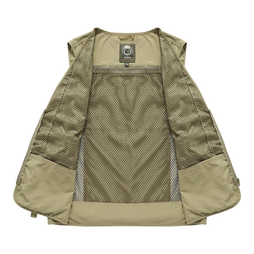 Men's Outdoor Utility Gilet with Zip Pockets