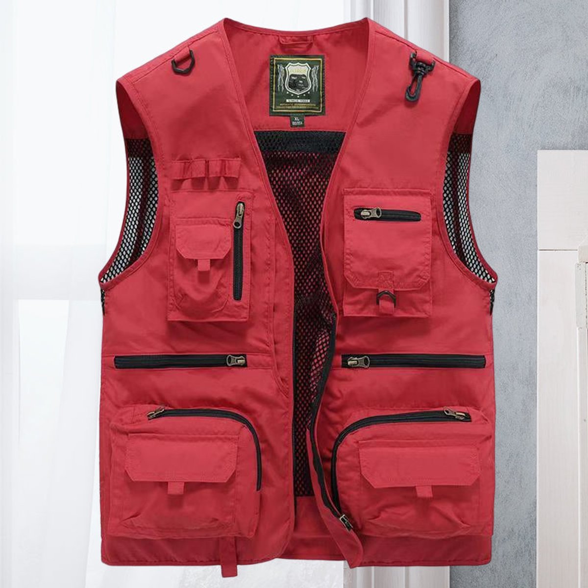 Men's Outdoor Utility Gilet with Zip Pockets