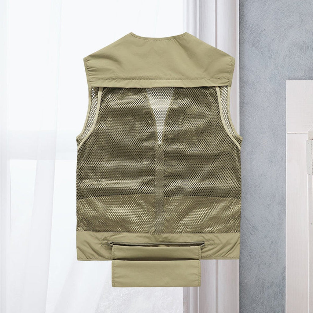 Men's Outdoor Utility Gilet with Zip Pockets