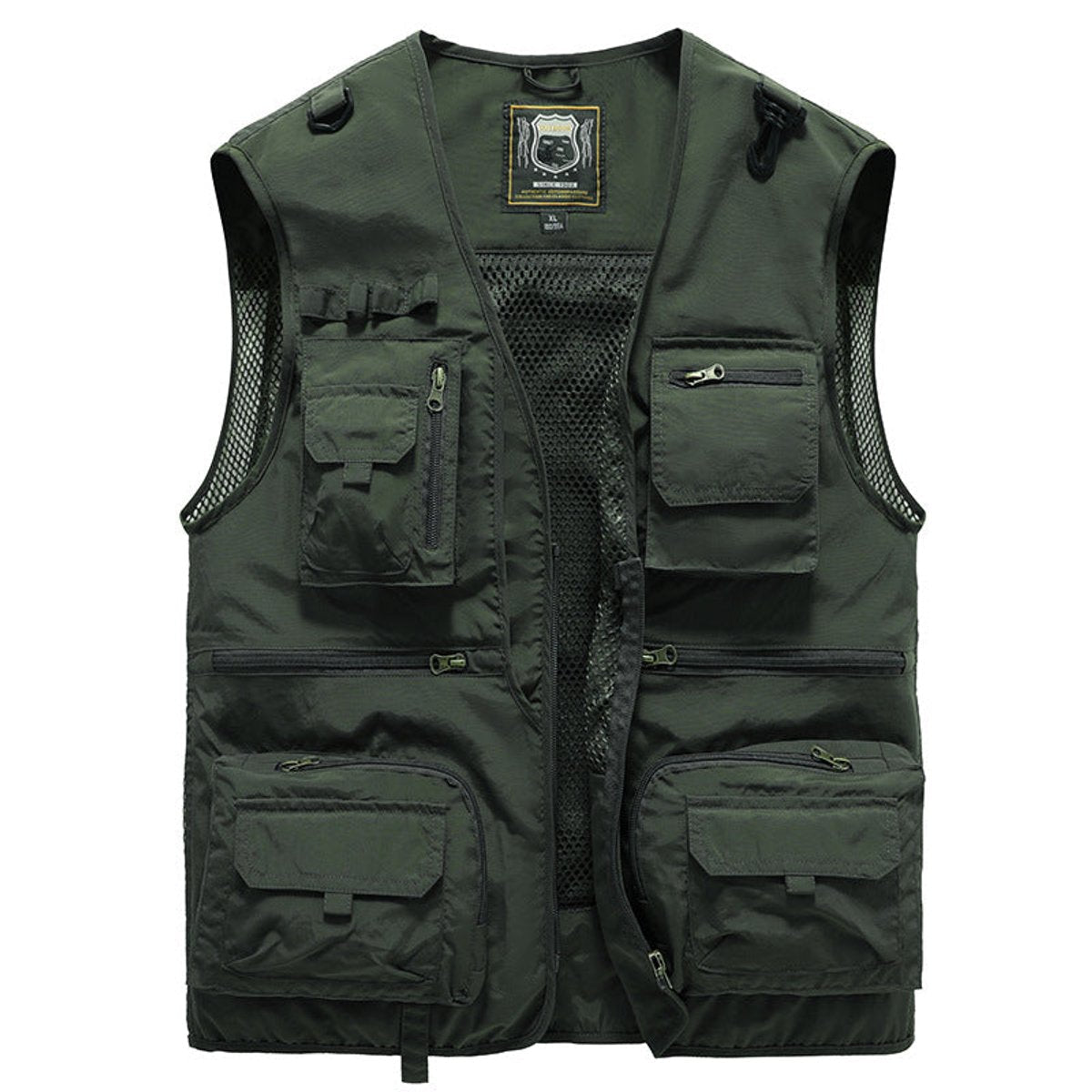 Men's Outdoor Utility Gilet with Zip Pockets