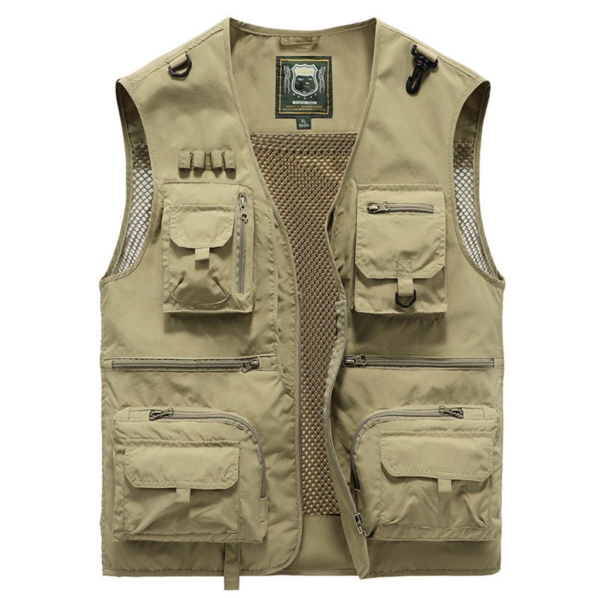 Men's Outdoor Utility Gilet with Zip Pockets