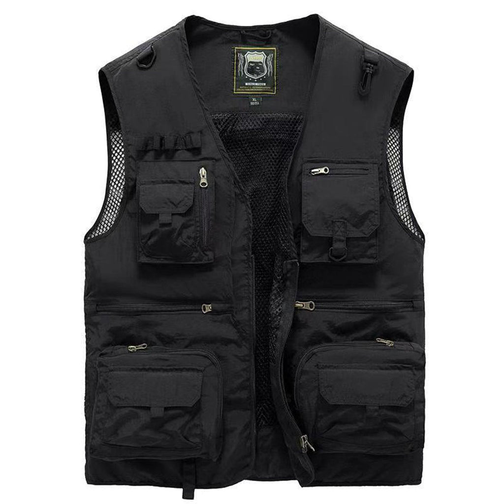 Men's Outdoor Utility Gilet with Zip Pockets