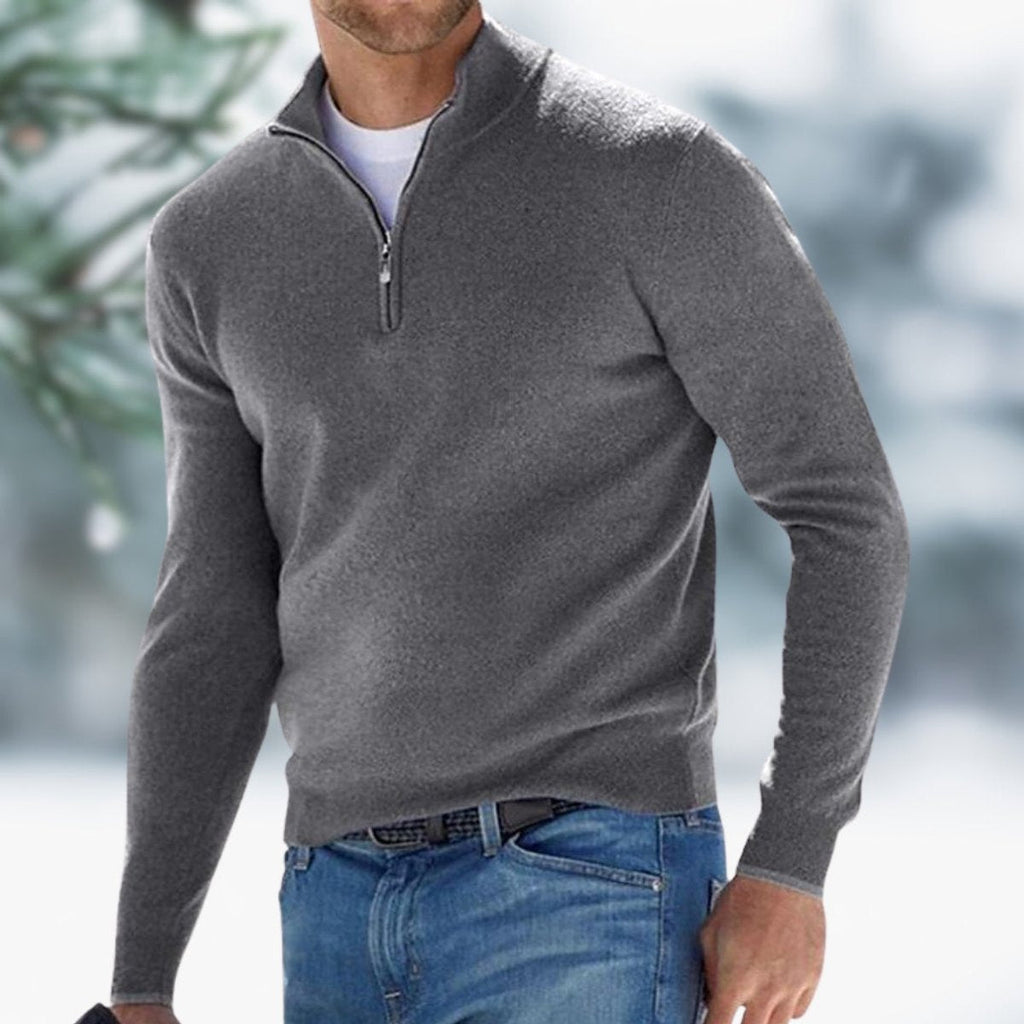 Men's Soft Knit Quarter-Zip Weekly Rotation Pullover