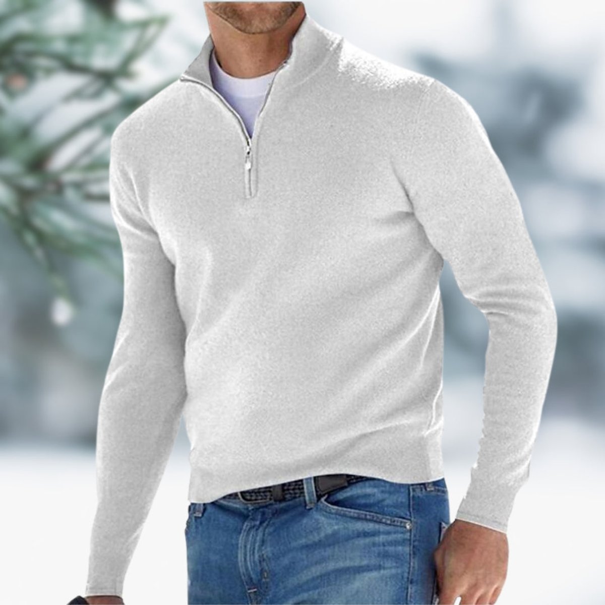 Men's Soft Knit Quarter-Zip Weekly Rotation Pullover