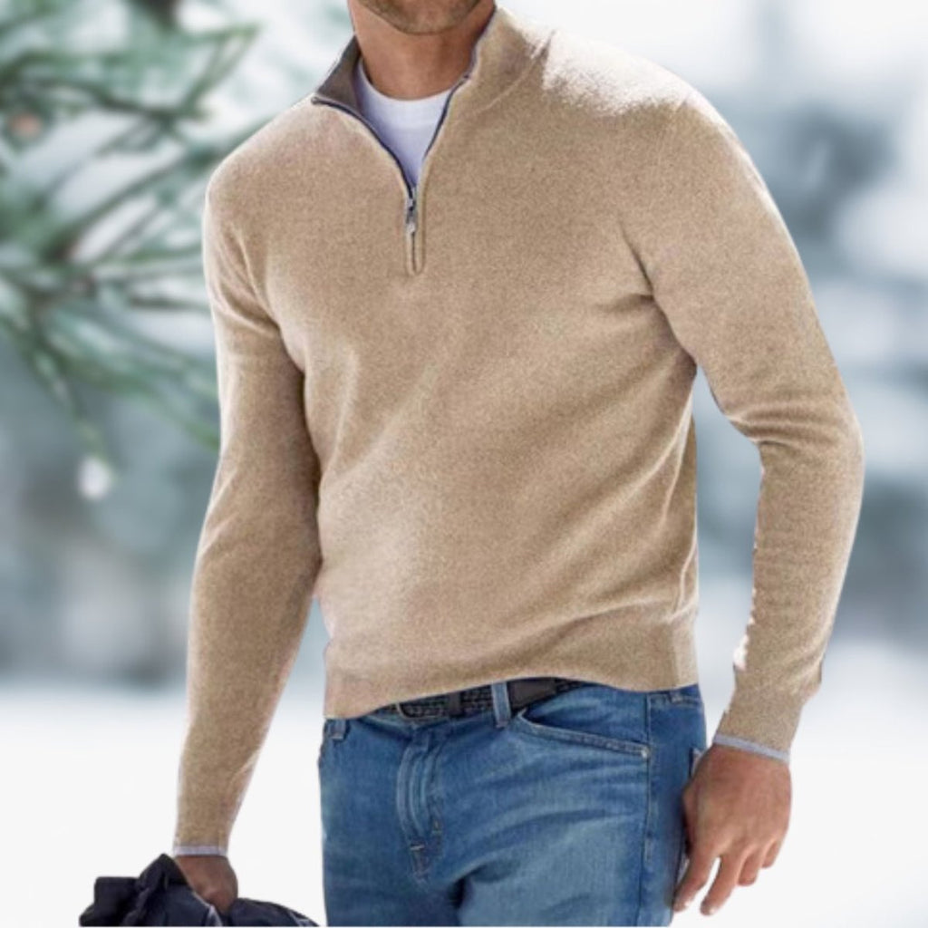 Men's Soft Knit Quarter-Zip Weekly Rotation Pullover